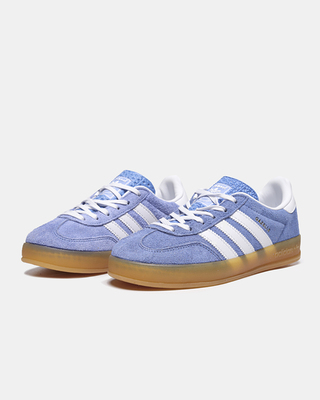 Кеди Adidas Wmns Gazelle Indoor Blue Fusion Gum (Фіолетовий) - фото 2 