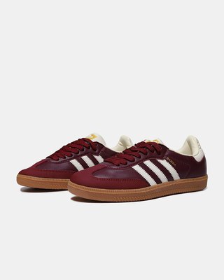 Кеди Adidas Wmns Samba OG Maroon (Бордовий) - фото 2 