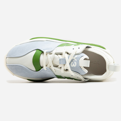Кроссовки Adidas Y-3 Rivalry White Blue Green (Белый) - фото 3 