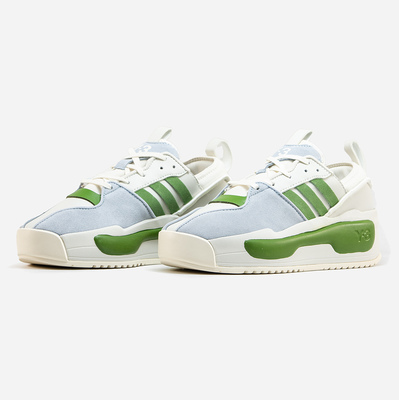 Кроссовки Adidas Y-3 Rivalry White Blue Green (Белый) - фото 2 