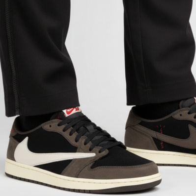 Кросівки Air Jordan 1 Low x Travis Scott Mocha CQ4277-001 (Коричневий) - фото 3 