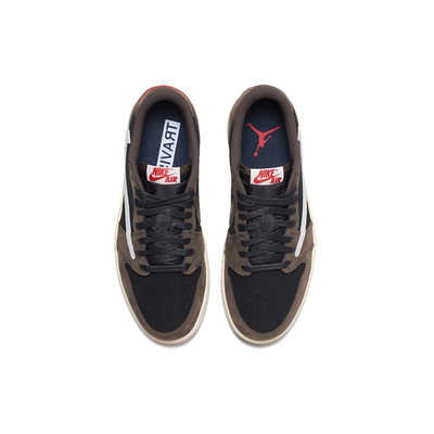 Кросівки Air Jordan 1 Low x Travis Scott Mocha CQ4277-001 (Коричневий) - фото 6 