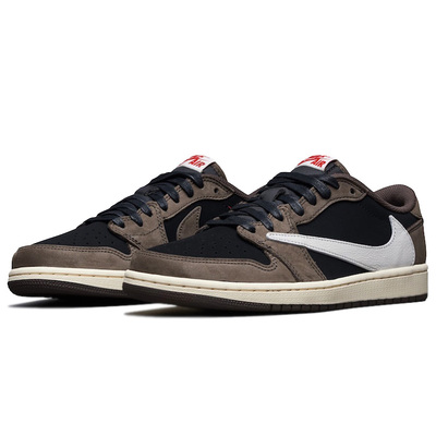 Кросівки Air Jordan 1 Low x Travis Scott Mocha CQ4277-001 (Коричневий) - фото 2 