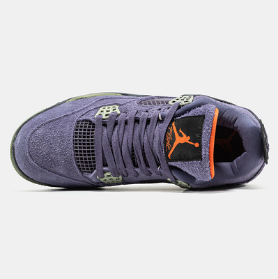 Кроссовки Air Jordan 4 Retro Canyon Purple AQ9129-500 (Фиолетовый) - фото 3 