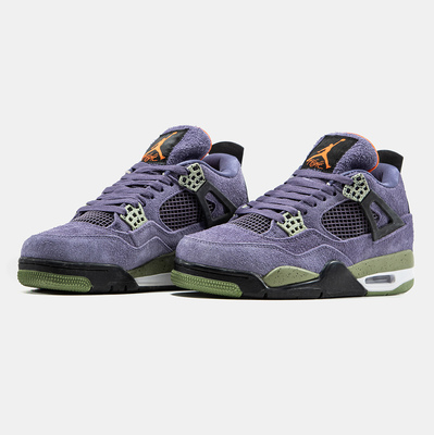 Кроссовки Air Jordan 4 Retro Canyon Purple AQ9129-500 (Фиолетовый) - фото 2 