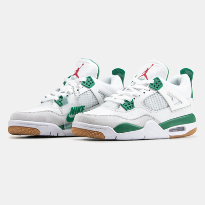Кросівки Air Jordan 4 Retro SB Pine Green DR5415-103 (Білий) - фото 2 