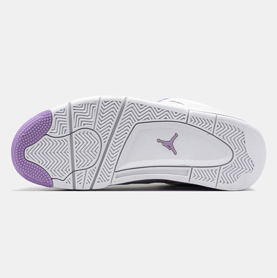 Кросівки Air Jordan 4 White Purple (Білий) - фото 6 