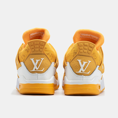 Кросівки Air Jordan 4 x Louis Vuitton (Білий) - фото 5 