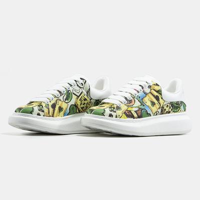 Кросівки Alexander McQueen Oversized Graffiti White Multicolor (Білий) - фото 2 