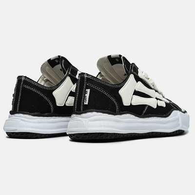 Кеди Amiri x Maison Mihara Yasuhiro Peterson Sole Canvas Low Black C13FW701 BLK (Чорний) - фото 4 