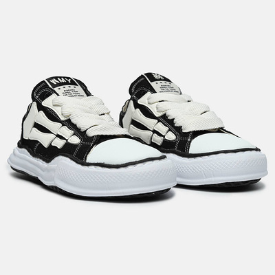Кеди Amiri x Maison Mihara Yasuhiro Peterson Sole Canvas Low Black C13FW701 BLK (Чорний) - фото 2 