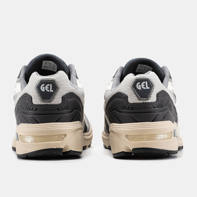 Кроссовки Asics Gel-1090 Grey Cream Black (Серый) - фото 4 