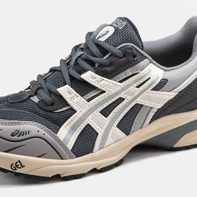 Кроссовки Asics Gel-1090 Grey Cream Black (Серый) - фото 6 
