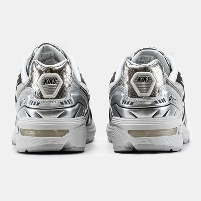 Кроссовки Asics Gel-1090 x KIKS Silver Black Python (Серый) - фото 5 