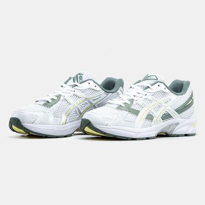 Кроссовки Asics Gel-1130 White Green Yellow (Белый) - фото 2 