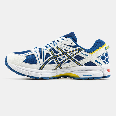 Кроссовки Asics Gel-Kahana 8 White Royal Blue (Белый) - фото 4 