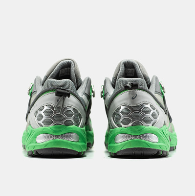 Кроссовки Asics Gel-Kahana TR V2 Grey Green Black (Зеленый) - фото 5 