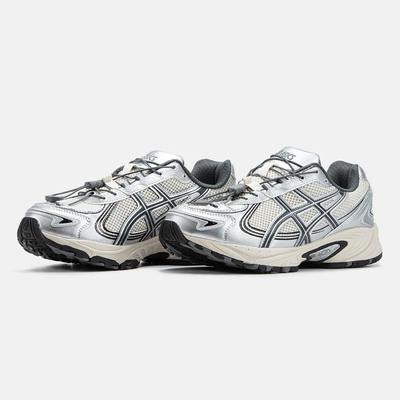 Кроссовки Asics Gel-Kahana TR V4 Silver Black Beige (Серый) - фото 2 