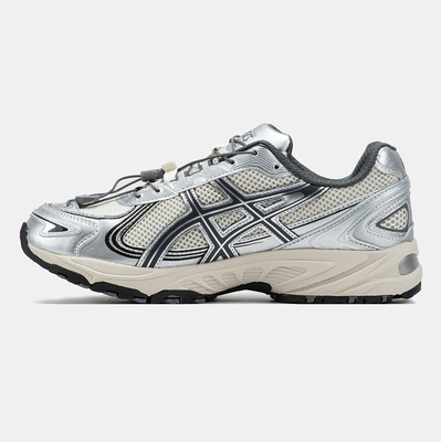 Кроссовки Asics Gel-Kahana TR V4 Silver Black Beige (Серый) - фото 4 