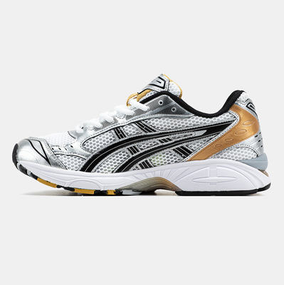 Кросівки Asics Gel-Kayano 14 Silver Gold Black (Сірий) - фото 4 