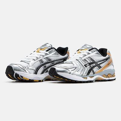 Кросівки Asics Gel-Kayano 14 Silver Gold Black (Сірий) - фото 2 