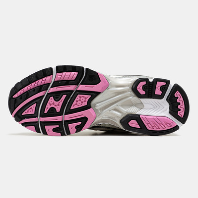 Кроссовки Asics Gel-Kayano 14 Silver White Pink (Серый) - фото 6 