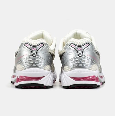 Кроссовки Asics Gel-Kayano 14 Silver White Pink (Серый) - фото 5 