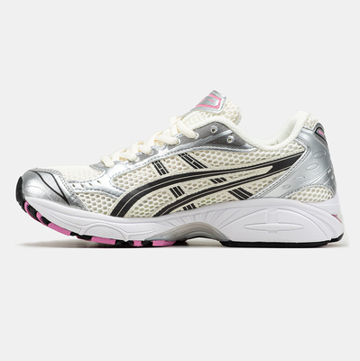 Кроссовки Asics Gel-Kayano 14 Silver White Pink (Серый) - фото 4 