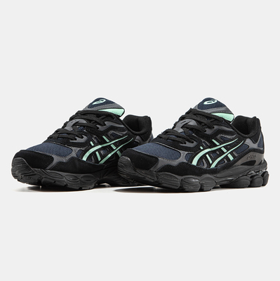 Кросівки Asics Gel-NYC Black Blue Mint (Чорний) - фото 2 