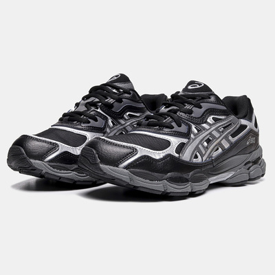 Кроссовки Asics Gel NYC Black Graphite Grey (Черный) - фото 2 