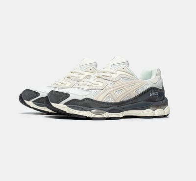 Кроссовки Asics Gel-NYC Cream Grey Black (Бежевый) - фото 2 