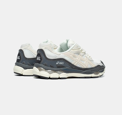 Кроссовки Asics Gel-NYC Cream Grey Black (Бежевый) - фото 5 