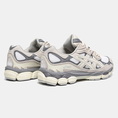 Кроссовки Asics Gel NYC Cream Oyster Grey (Серый) - фото 4 
