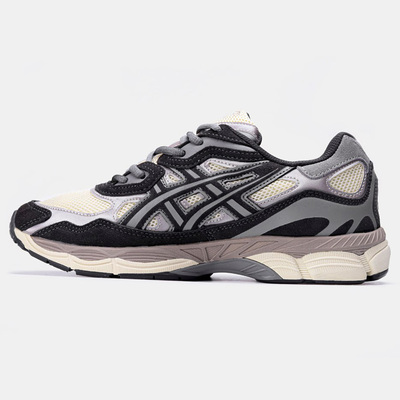 Кроссовки Asics Gel NYC Oatmeal Obsidian Grey (Черный) - фото 5 