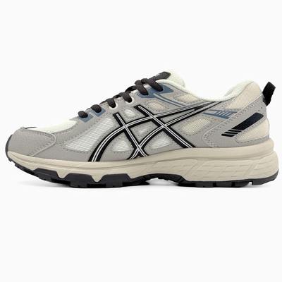 Кроссовки Asics Gel-Venture 6 White Grey Black (Белый) - фото 3 