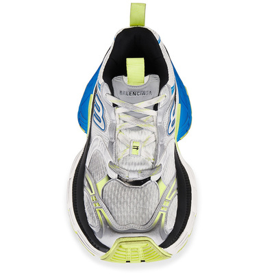 Кроссовки Balenciaga 10XL White Fluo Yellow Blue 792779 W2MV2 9741 (Синий) - фото 5 