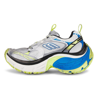 Кроссовки Balenciaga 10XL White Fluo Yellow Blue 792779 W2MV2 9741 (Синий) - фото 4 