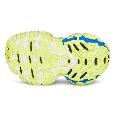 Кроссовки Balenciaga 10XL White Fluo Yellow Blue 792779 W2MV2 9741 (Синий) - фото 6 