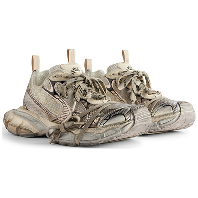 Кросівки Balenciaga 3XL 'Beige Mesh and Polyurethane' 734734W3XL59110 (Бежевий) - фото 2 