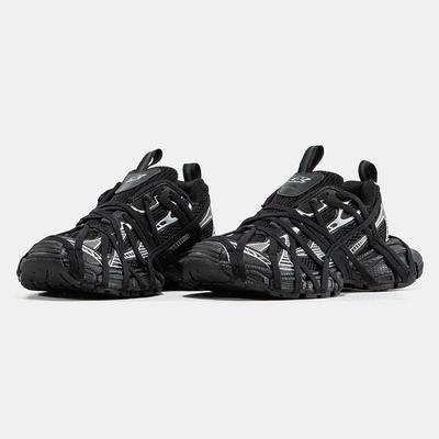 Кросівки Balenciaga 3XL Extreme Lace Black White (Чорний) - фото 2 