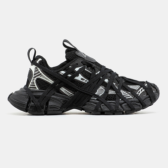 Balenciaga 3XL Extreme Lace Black White