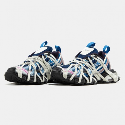 Кроссовки Balenciaga 3XL Extreme Lace Blue / Multicolor (Синий) - фото 2 