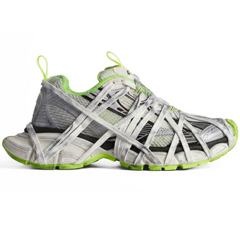 Balenciaga 3XL Extreme Laces Acid Silver