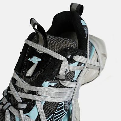 Кроссовки Balenciaga 3XL Extreme Lace Grey Blue (Голубой) - фото 6 