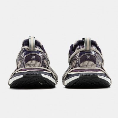 Кроссовки Balenciaga 3XL Extreme Lace Grey Purple (Фиолетовый) - фото 4 