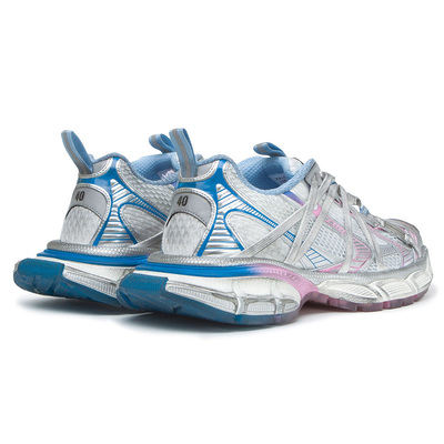 Кроссовки Balenciaga 3XL Extreme Laces B Candy Pink Blue (Розовый) - фото 3 