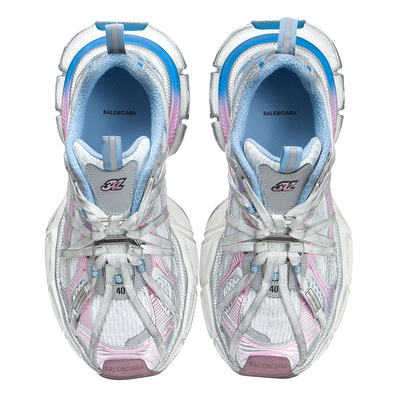 Кроссовки Balenciaga 3XL Extreme Laces B Candy Pink Blue (Розовый) - фото 4 