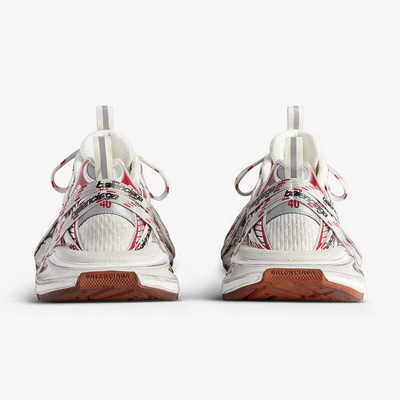 Кроссовки Balenciaga 3xl Extreme Laces Logo Beige Grey Red Brown 825597W3XHL2162 (Бежевый) - фото 5 