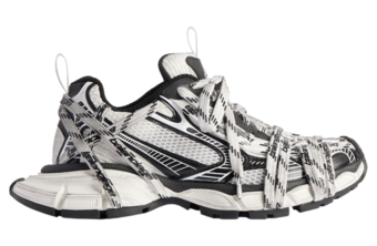 Кросівки Balenciaga 3xl Extreme Laces Logo White / Black