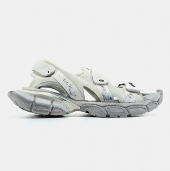 Шлепанцы Balenciaga 3XL Sandals White Grey
